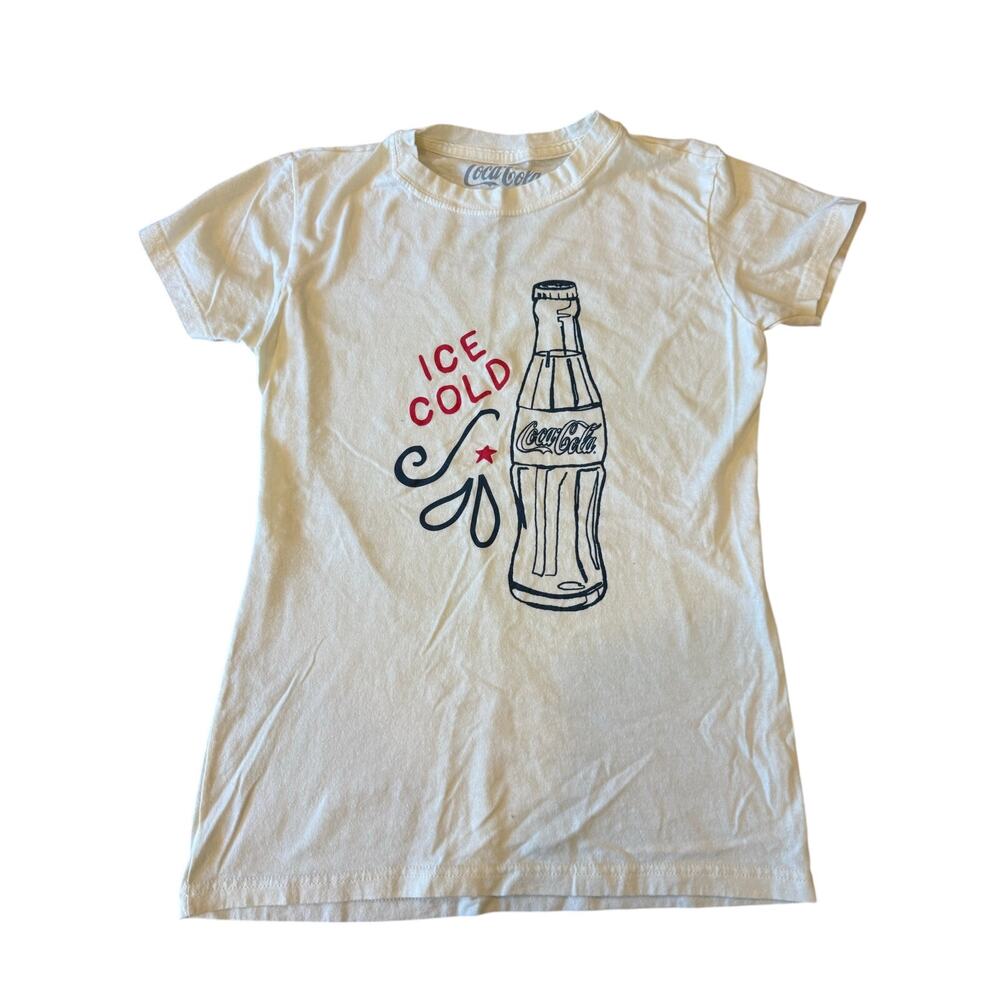 Coca Cola Ice Cold Graphic Tee T-Shirt Women Size M